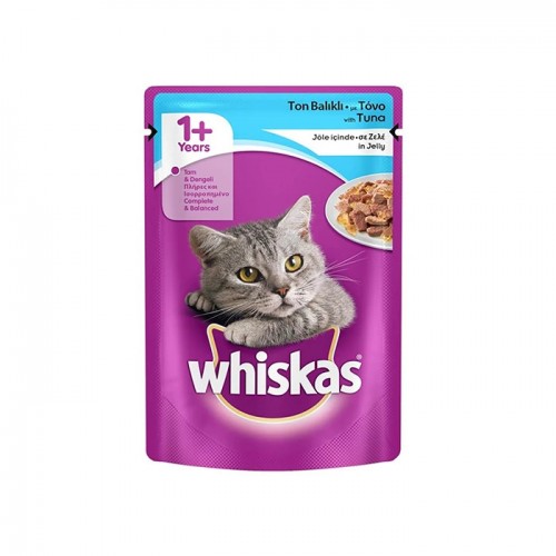 Whiskas Pouch Jöle İçinde Ton Balıklı Yetişkin Kedi Konservesi 85gr