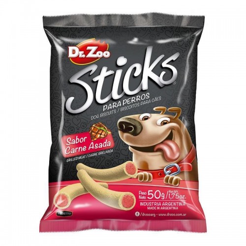 DR. ZOO MINI STICKS IZGARA ETLİ KÖPEK ÖDÜL ÇUBUĞU 50 GR