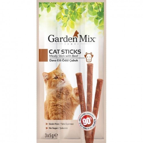 Gardenmix Dana Etli Kedi Stick Ödül 3 x 5gr