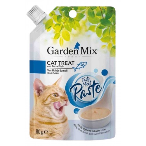 Garden Mix Ton Balıklı Ezme Kedi Ödül Maması 80gr