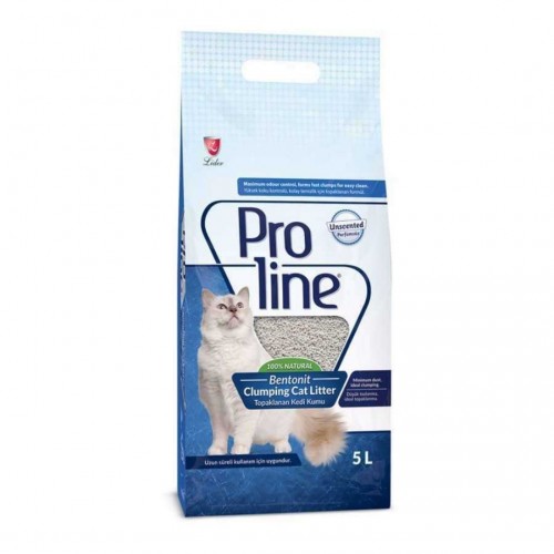 Proline Bentonit Kokusuz Kedi Kumu 5 LT