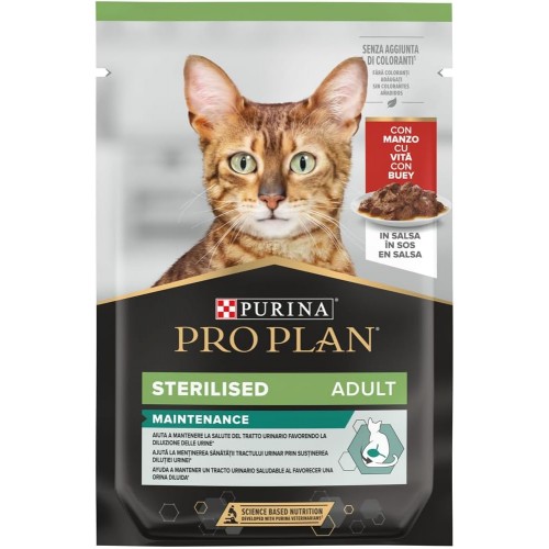  Pro Plan Pouch Sterilised Biftekli Kısır Kedi Konservesi 85gr